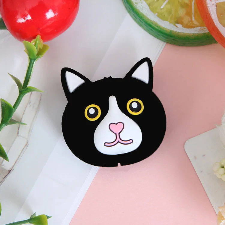 Lovely Cartoon Charger protecter Cable Organizer Case Saver Accessory Winder Cute Animal Doll Model Funny For iPhone Samsung