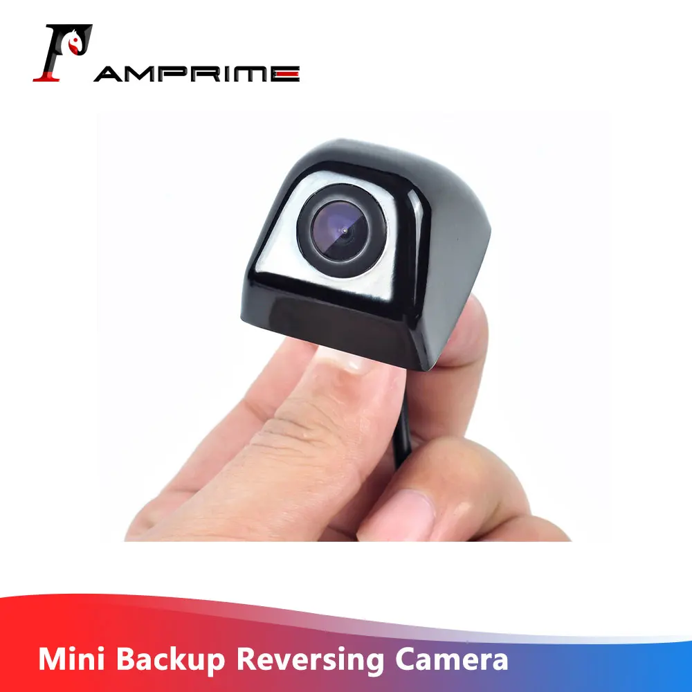 AMPirme Автомобильная камера заднего вида монитор для парковки CCD HD мини парковочная