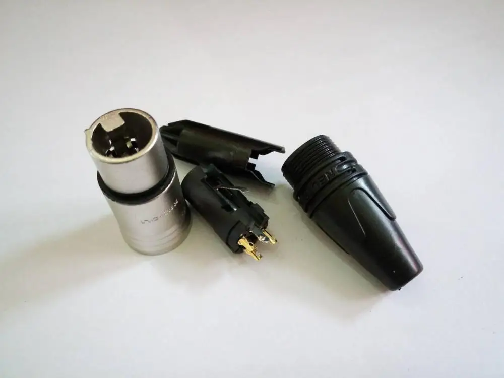 20 шт./лот 10 шт. NC3FXX и 10 шт. NC3MXX NCK мужской и женский набор 3Pin XLR разъем withe