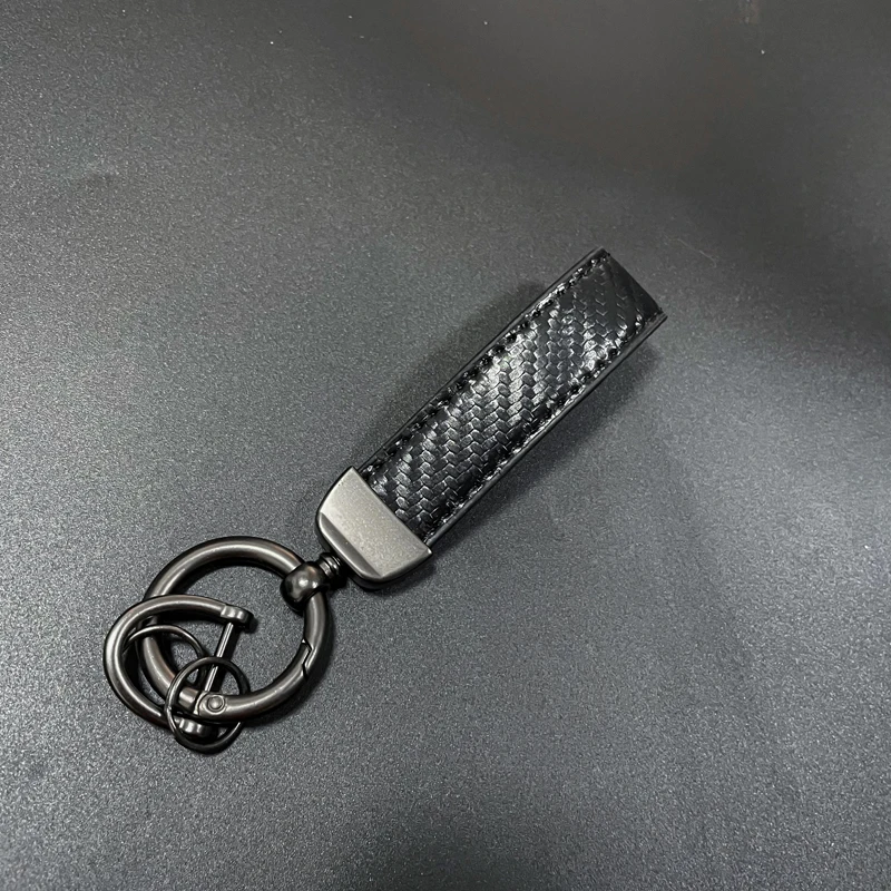 Автомобильное кольцо-брелок из углеродного волокна поворот на брелок цинкового