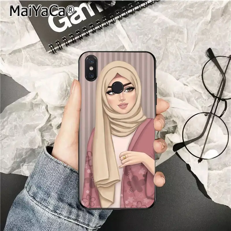 MaiYaCa исламский мусульманский Hijabi Женский мягкий чехол из ТПУ для телефона xiaomi mi 6 8