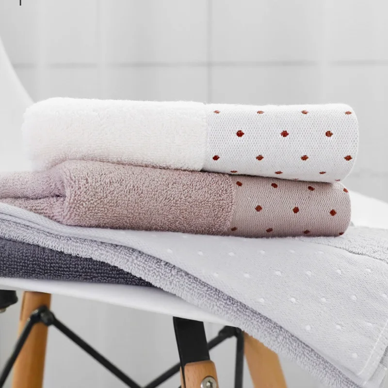 4 шт./компл. 100% хлопок полотенце в горошек для лица быстросохнущее s мягкое очень