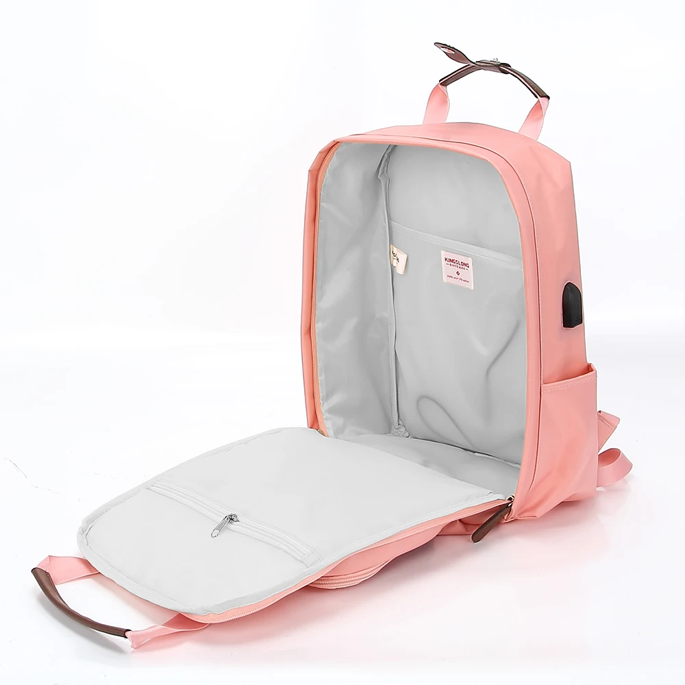Женский Повседневный мини-рюкзак Kingslong рюкзак для ноутбука 15 дюймов с usb-зарядкой