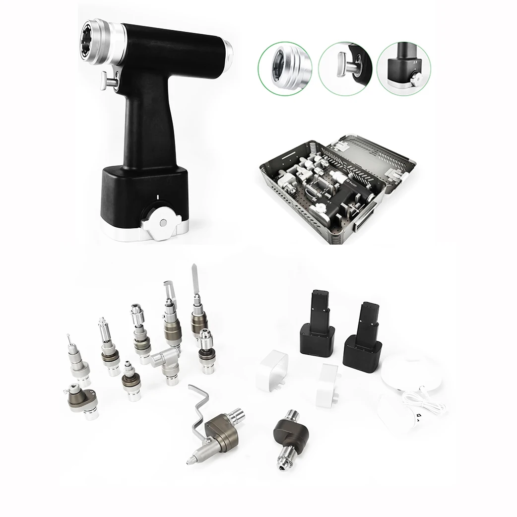 Taladro el&eacute;ctrico multifuncional ortop&eacute;dico, sierra TPLO tipo NM-500, instrumentos quir&uacute;rgicos ortop&eacute;dicos-0