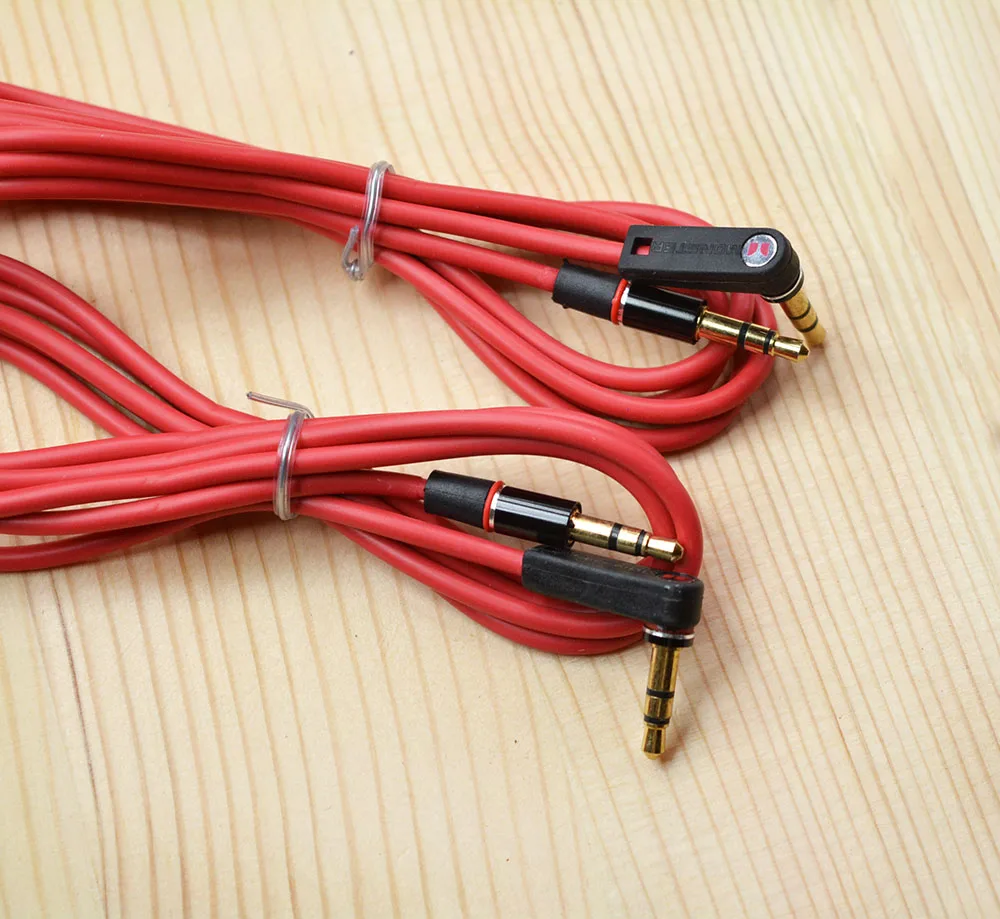 BEATS STUDIO SOLO PRO Замена Красный Jack 3 5 мм аудио на обоих концах для подключения к