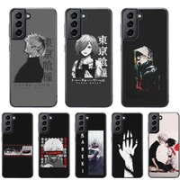 tokyo ghoul trendy anime kaneki ken phone case for samsung s4 s5 s6 s7 s8 s9 s10e plus edge s20 s21 s30 ultra cover pctpu