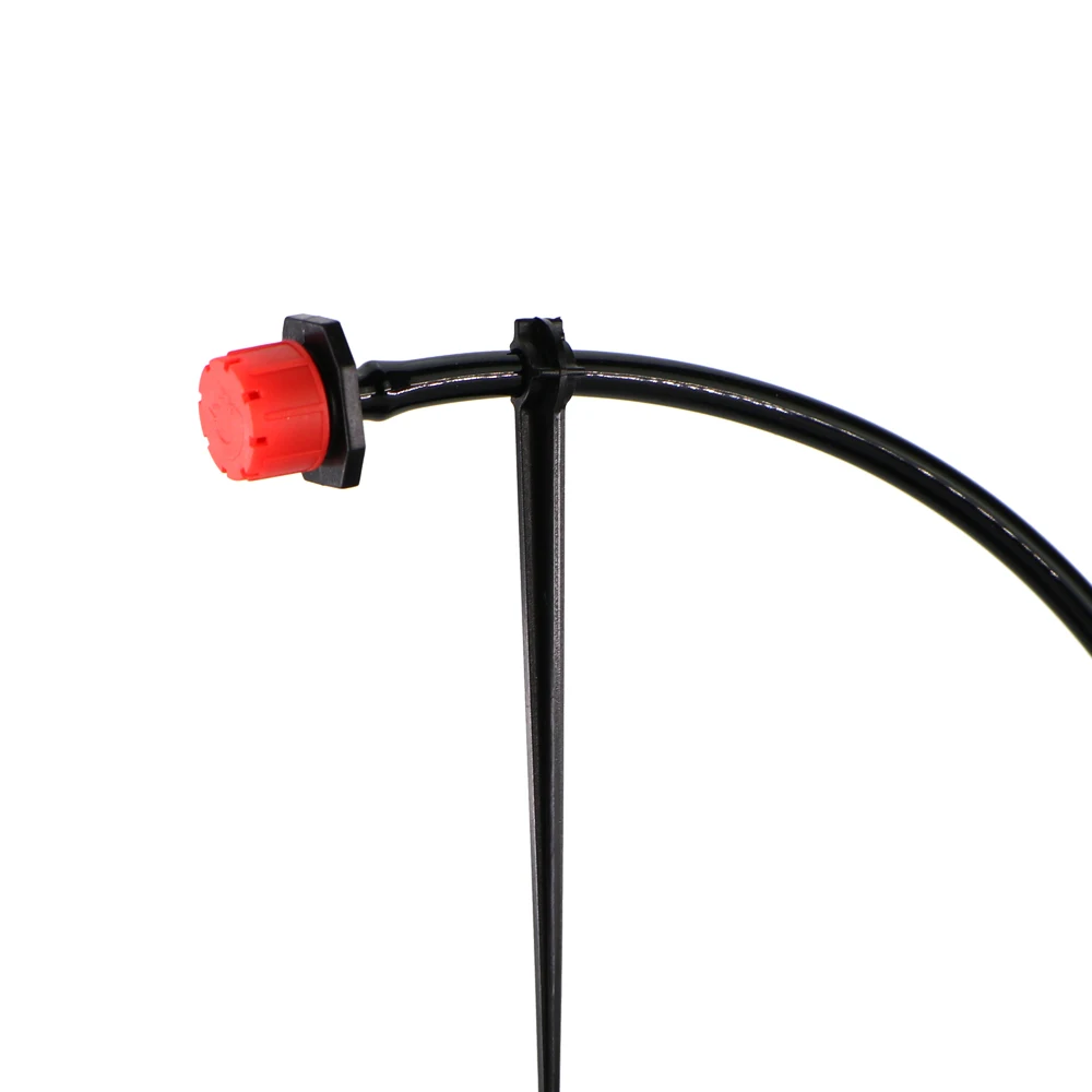 Капельный спринклер для полива 1/4 дюйма тройник с двумя зазубринами коленчатый