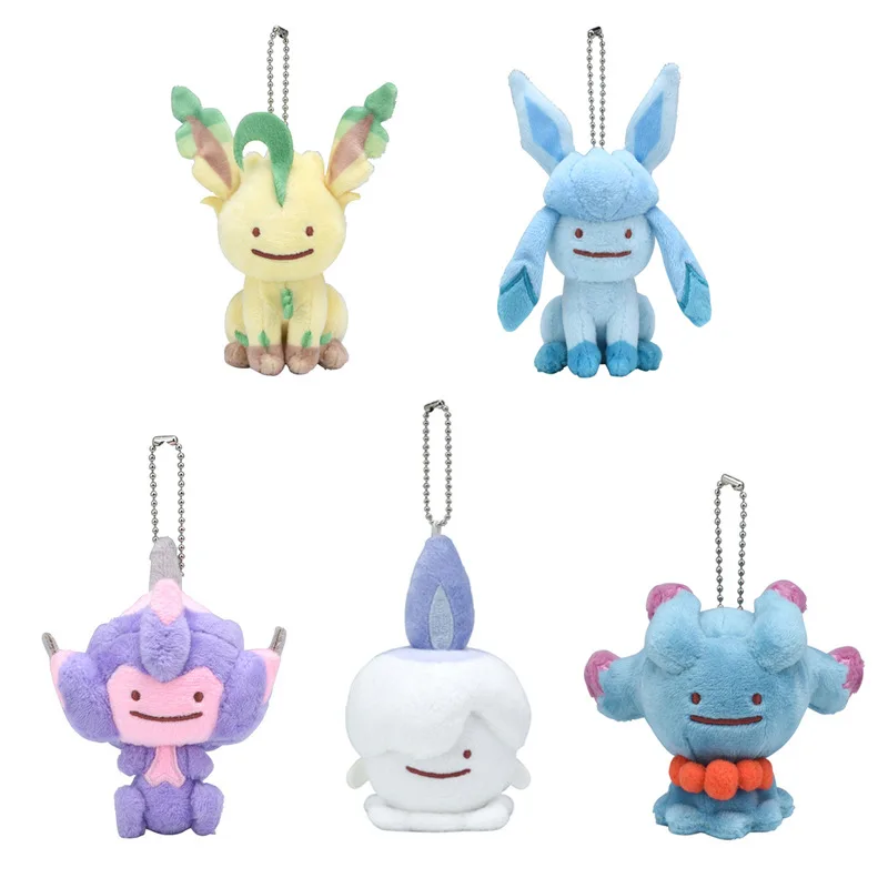 

5set Pendant plush toy Leafeons Glacias Poipoles Litwicks good quality soft lovely Halloween christmas birthday gift kid
