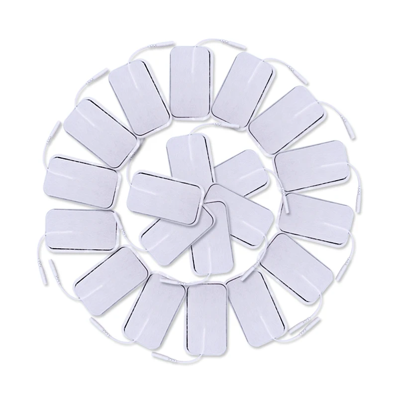 100 шт многоразовые электроды колодки для десятков акупунктуры Цифровая терапия