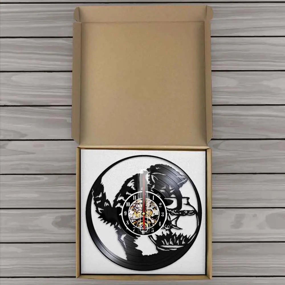 Настенные часы с виниловой пластиной декоративные художественные украшения для