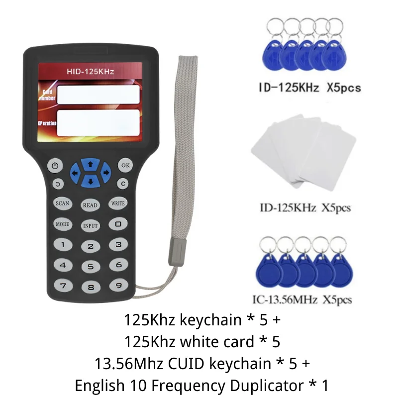 

Anruhoo New 300CD RFID дубликатор ключей 13,56 МГц
