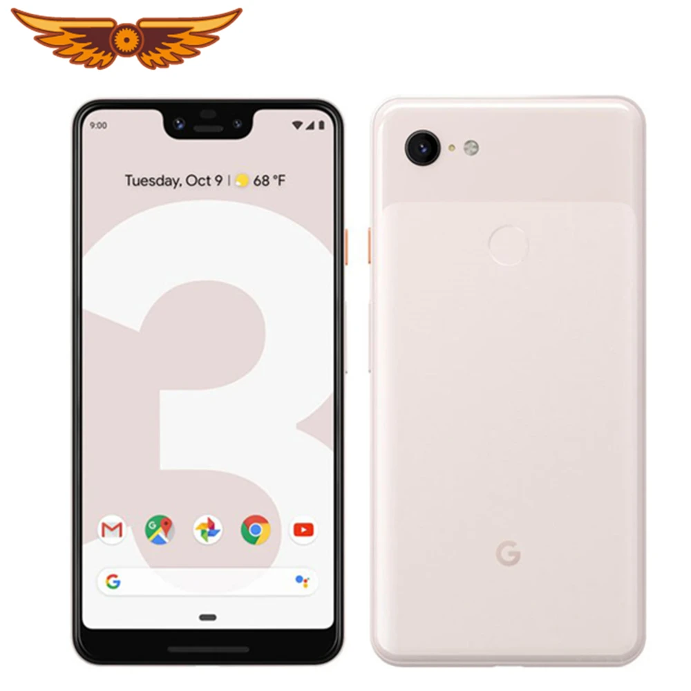 Оригинальный разблокированный смартфон Google Pixel 3 XL восемь ядер экран 6 дюйма 4 Гб