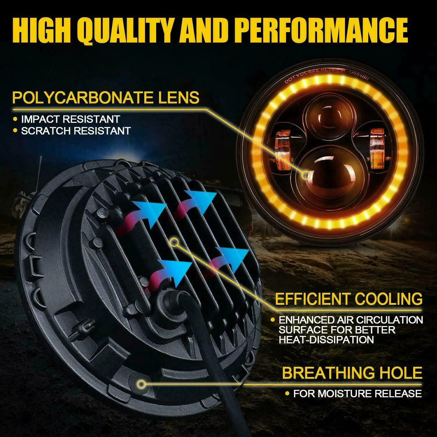 Для Jeep Wrangler JK TJ LJ Halo RGB 7 светодиодный ные фары Ближний/Дальний свет DRL Bluetooth