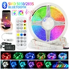 Светодиодная лента, освещение, Bluetooth, для стола, кухни, Iuces RGB 50502835, водонепроницаемая, 12 В, гибкая лампа, Светодиодная лента, 5 м-20 м