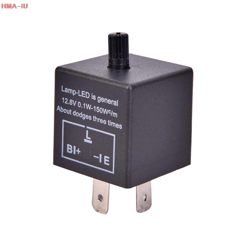 

1 Pc 12V 3-Pin LED Adjustable Car Flasher Flash Relay For Turn Signal Light CF13