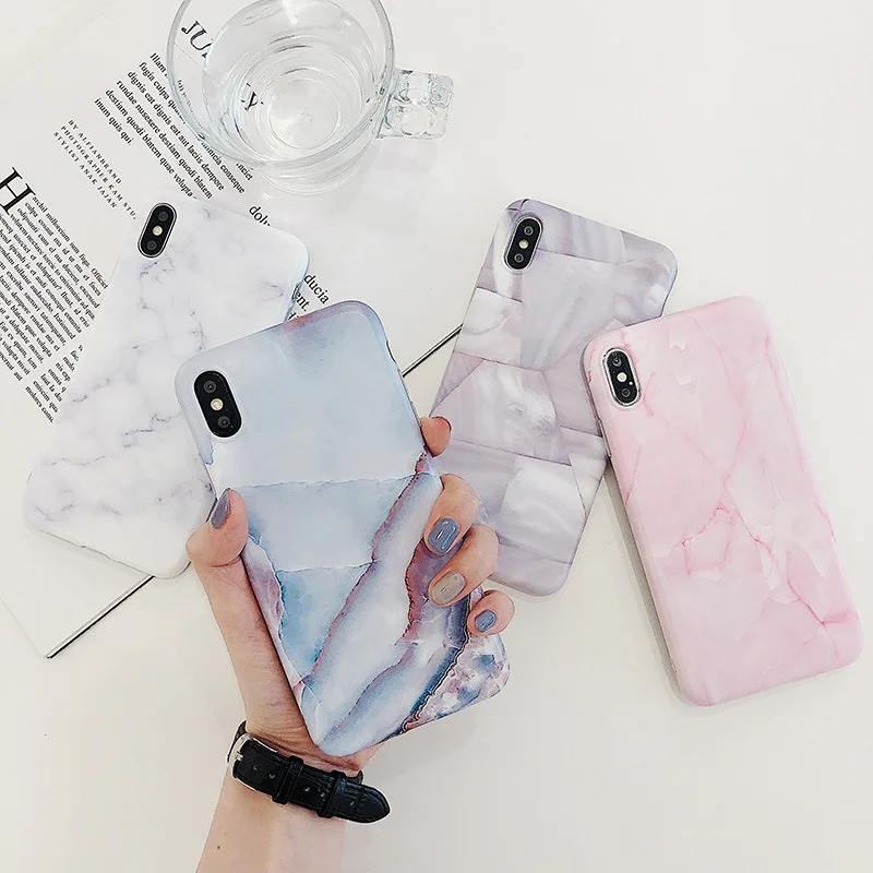 Роскошный Мраморный чехол для телефона для iphone 11 Pro Max XS Max X XR 7 8 Plus 8 Plus 7Plus 6 S 6 S чехол силиконовый чехол