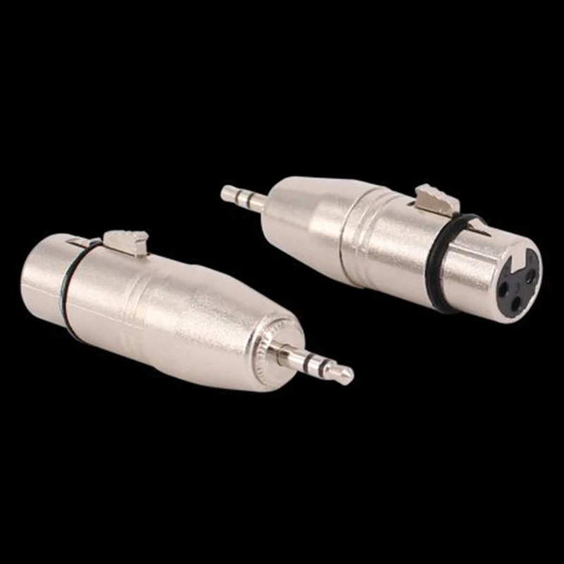 3 5 штекер гнездо XLR микрофон емкость шина адаптер 3.5SP для усилителя звуковой