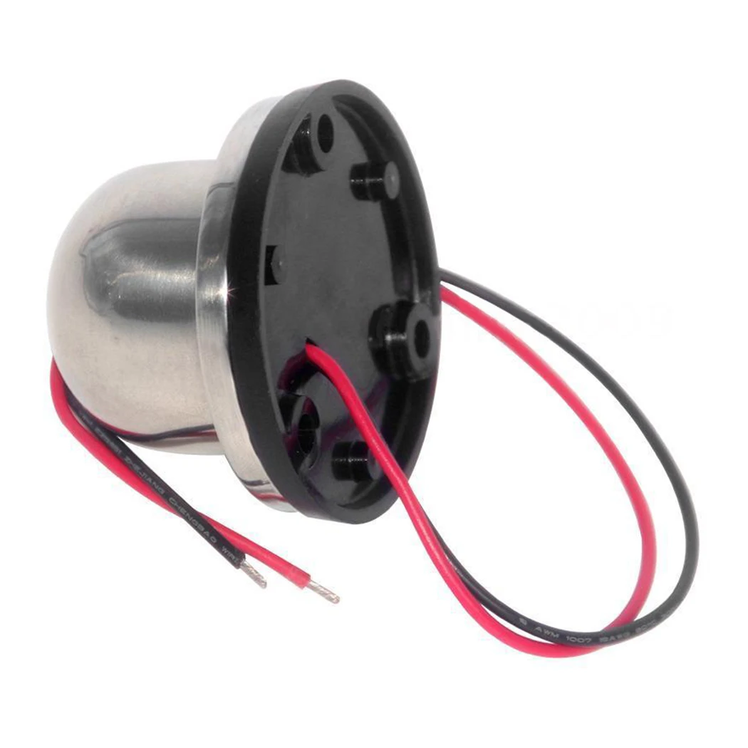 

2x Marine Boat Yacht Pontoon 12V Stainless Steel LED Bow Navigation Lights F7P8 Indicator Lights