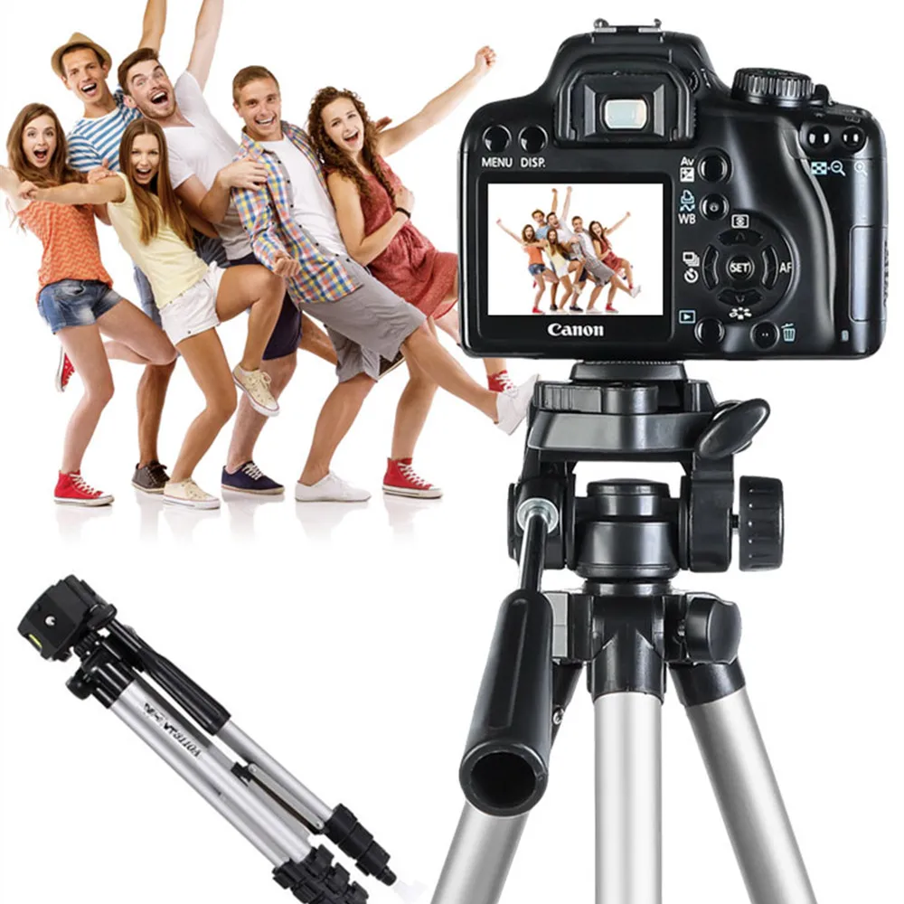 

Светодиодный кольцевой светильник, лампа для селфи с мини-камерой, штатив, Алюминиевая Подставка для цифровой зеркальной камеры, смартфона,...