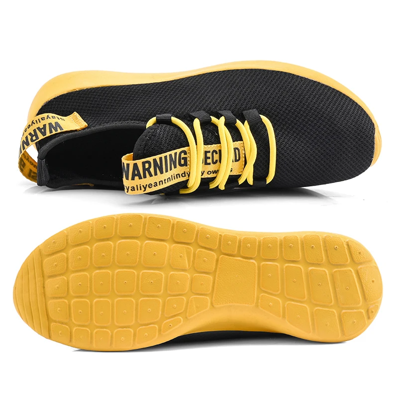 Мужские сетчатые кроссовки без шнуровки красные легкие из дышащего сетчатого