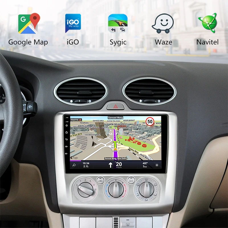 Jansite 9 &quotАвтомобильный мультимедийный плеер для Ford Focus камера заднего вида TPMS
