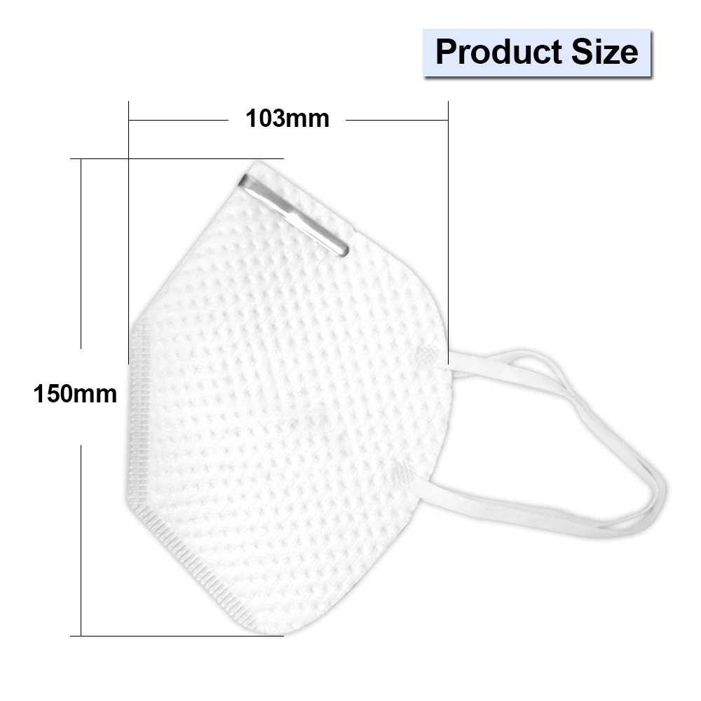 4 слоя противопылевые маски для лица из нетканого материала многоразовая