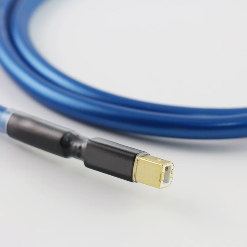 HI-End посеребренный USB-кабель USB2.0 от A до B цифровой аудиокабель DAC Профессиональный