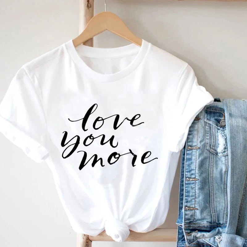 

Harajuku Aesthetic Design Short-Sleeve T-Shirt Summer 202 Simple Alphabet Printed Women's Clothing Fashion Style Women T-Shirts