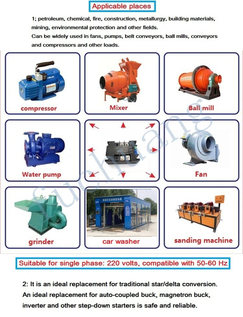 Устройство плавного пуска двигателя Модуль контроллера 220V single-phase2KW4KW6KW8KW мотор, он-лайн, мягкая, начиная с лопастного насоса Редуктор Давления конвейер