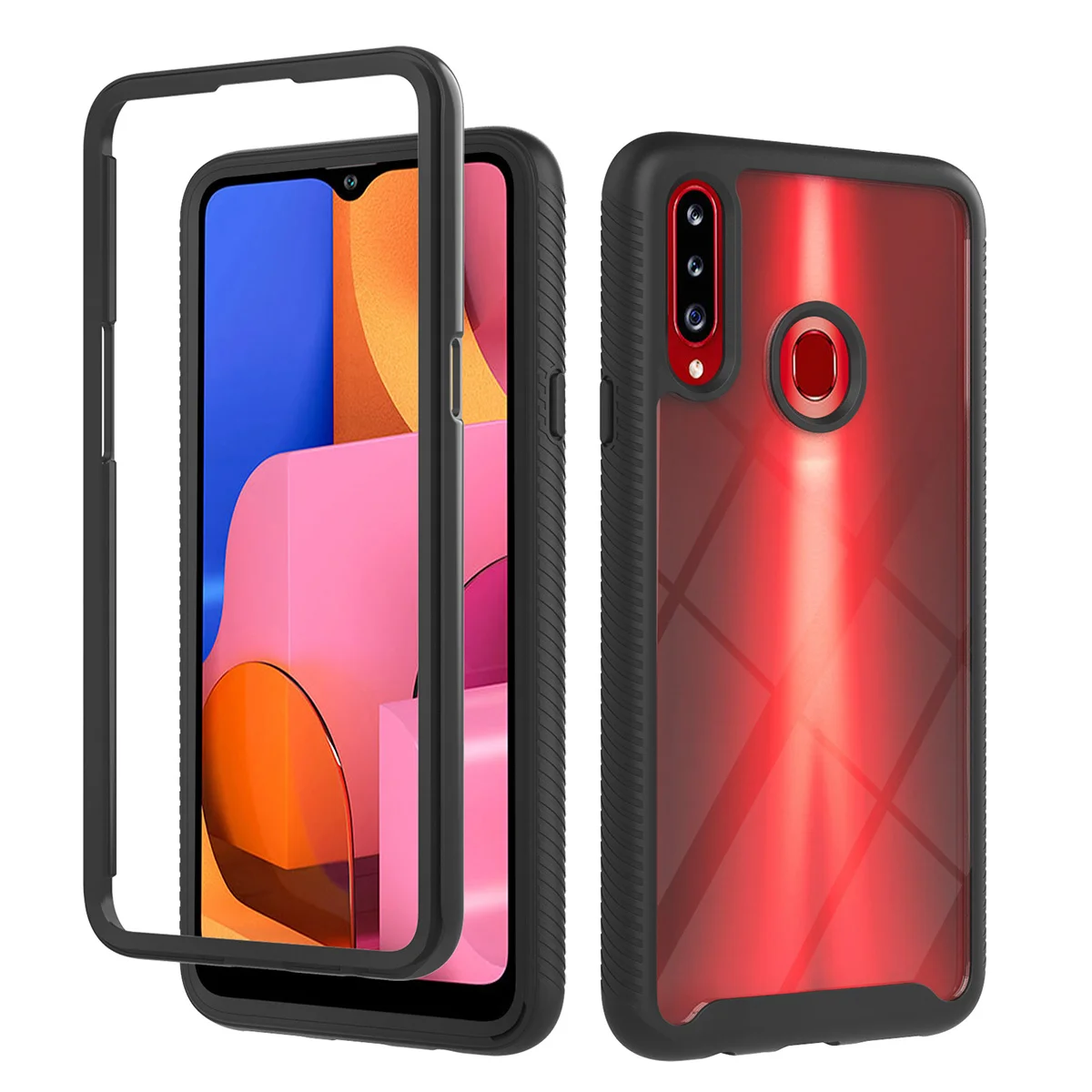 

Non-slip Phone Shell Shockproof Anti-fall Protective Case Compatible for Galaxy A20s