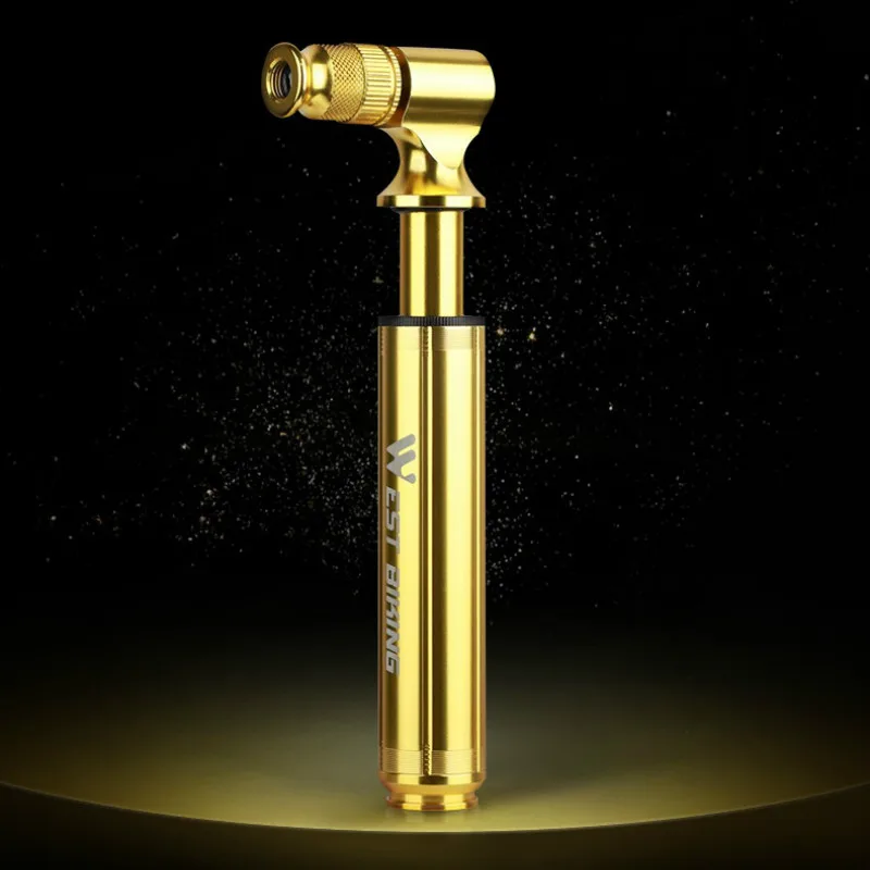 

Lightweight Aluminum Alloy Manual High-pressure Pump Bicycle Household Basketball Pipe Manual Pumps Portable Bicycle Pump Small