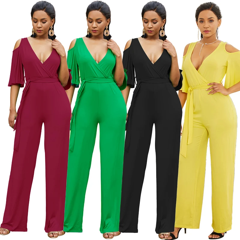 Летний Классический Модный пляжный комбинезон макси лето 2019 женские