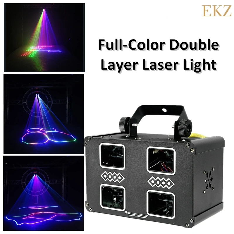 НОВЫЙ Линейный луч RGB с 4 линзами лазерные огни для вечеринок профессиональные