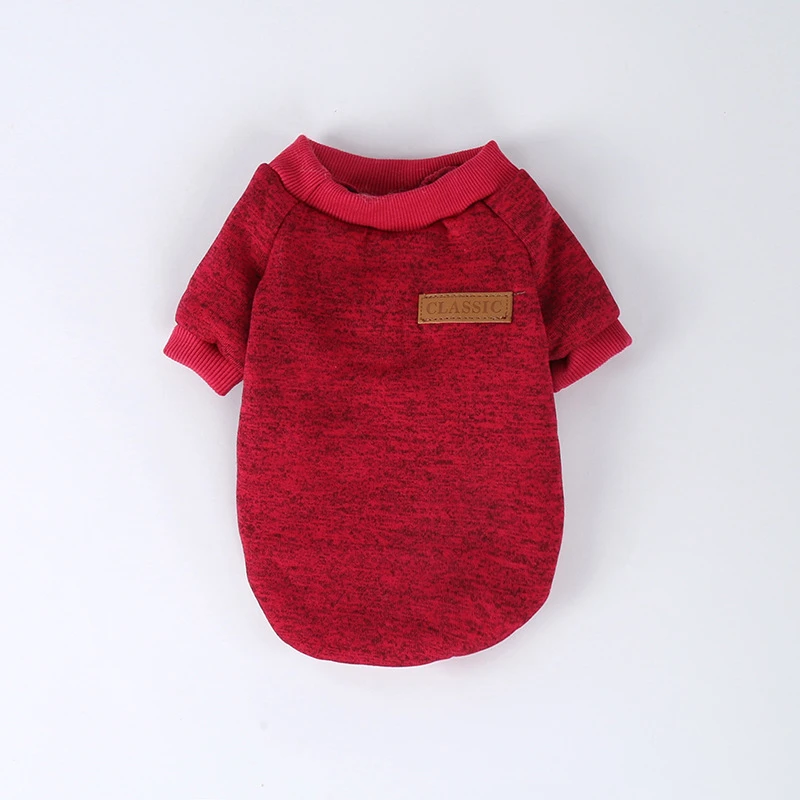 XS-2XL, зимняя теплая одежда для собак, куртка для щенков, кошек, пальто, Мягкие Рубашки для собак, костюмы для питомцев, плюшевый свитер для чихуахуа, йоркца, 10 цветов - Цвет: Color 7