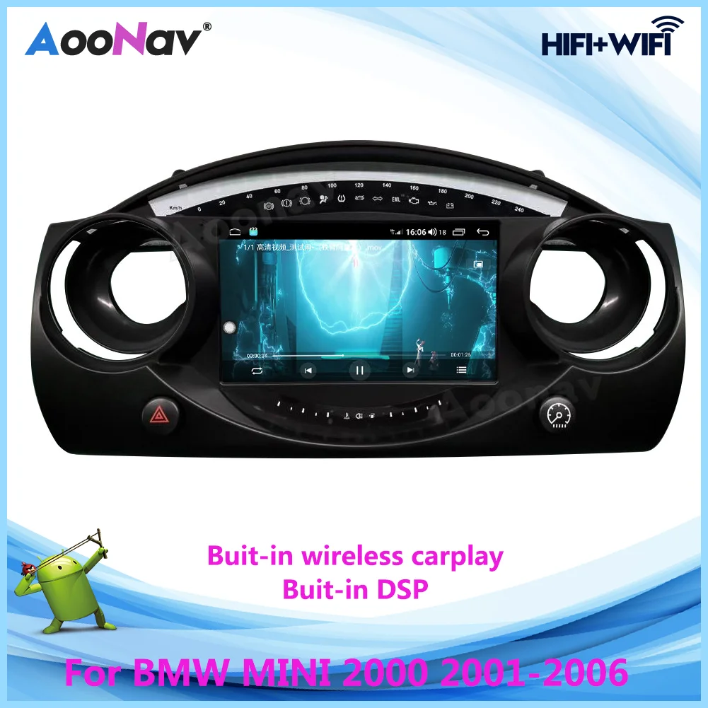 

Android 10.0 Car Radio For BMW Mini Cooper Hatch Convertible R50 R52 R53 2002-2006 Multimedia Stereo Receiver AutoRadio Player