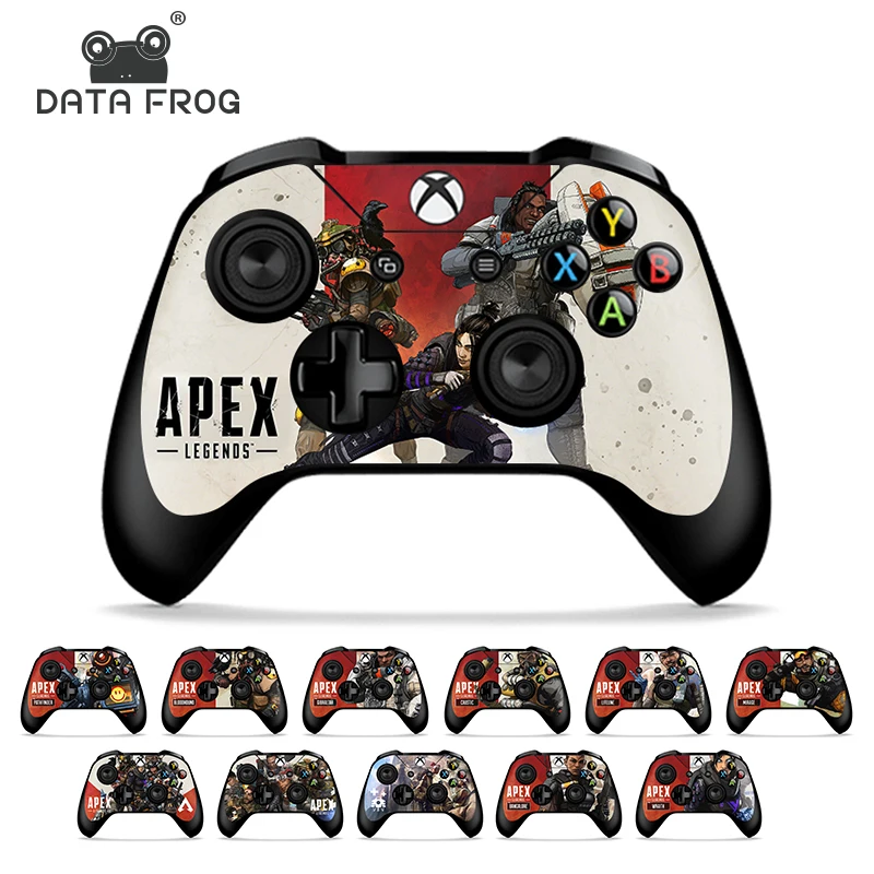 Данные лягушка 2 шт. геймпад Skickers для Apex Legends для microsoft Xbox One джойстик скины наклейки для Xbox One тонкий контроллер