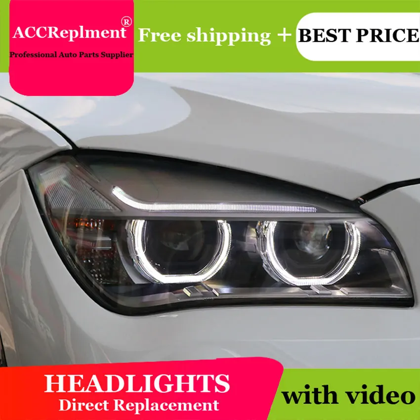 Автомобильный Стайлинг светодиодный налобный фонарь для BMW E84 фары 11-15 X1 120 125