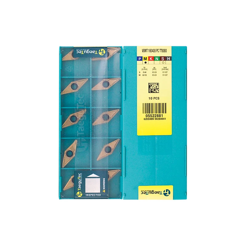 

VBMT160408-PC TT9080 100% Original TAEGUTEC carbide insert with the best quality 10pcs/lot free shipping