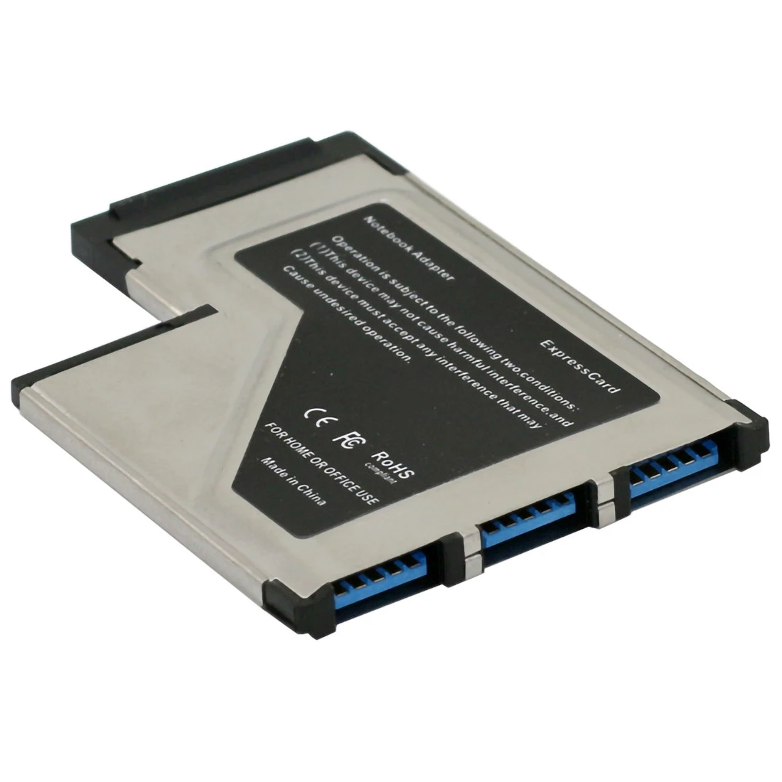 Адаптер Экспресс-карты USB3.0 на Expresscard 5 Гбит/с хаб с двумя 3 портами PCI 34 мм слот