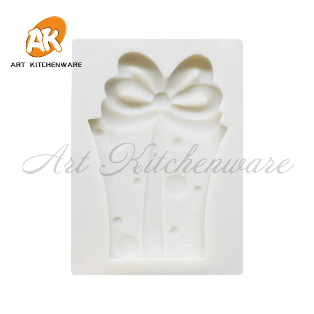 

Рождественский подарок, узор, силиконовая форма для торта, форма для мастики, силиконовые формы для помадки, силиконовые формы для украшени...