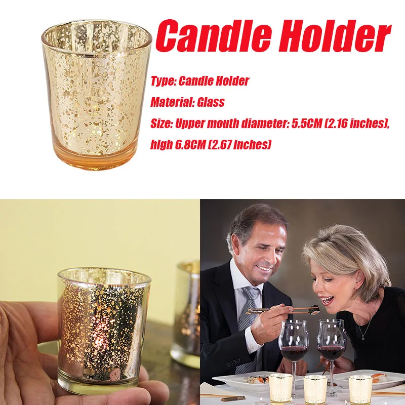 Candle holder TPFOCUS 100 шт романтические круглые бездымные Чайные свечи для украшения фотофора круглые свечи - Цвет: Candle holder