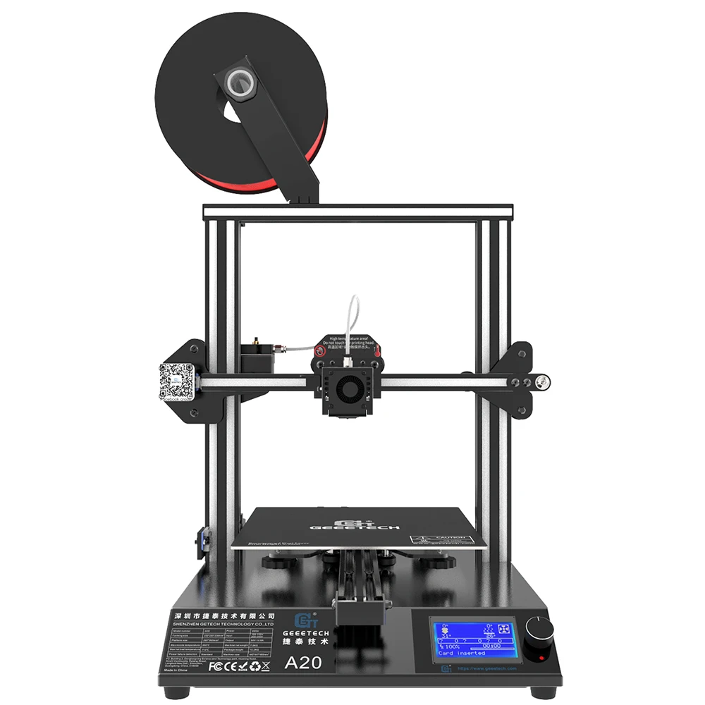 Verkaufen Geeetech Offizielle A20 3D Große Volumen Drucker 250x250x250mm, Stromausfall Erholung, Schnelle Montage, DIY Kit, Schnelle Versand