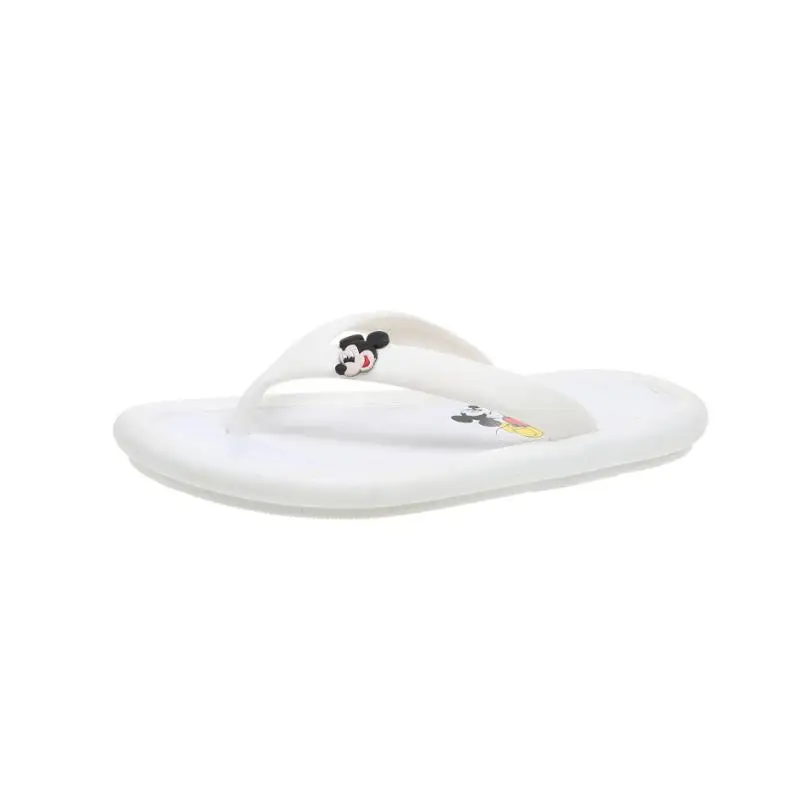 Сандалии женские из натуральной кожи Мягкие Шлепанцы с Микки Маусом элегантная