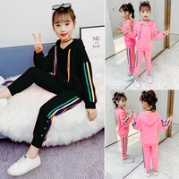 girls clothes sweatshirts%c2%a0 pants sets 2021 stylish spring autumn kids teenagers outfits children clothing kids sets jogging sui