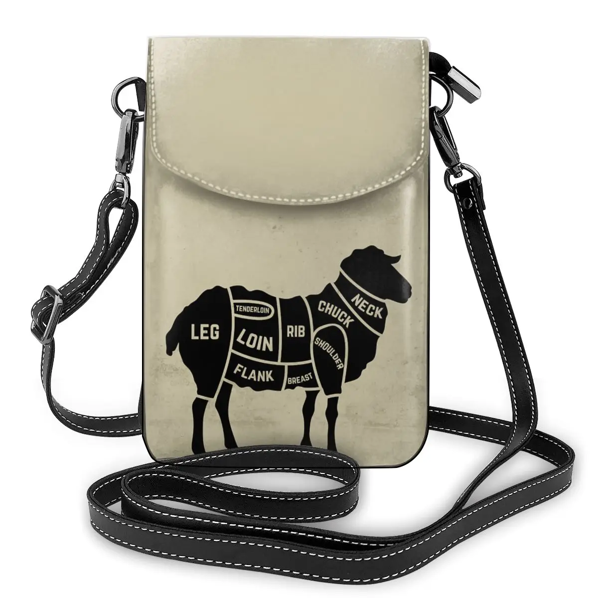 

Lamb Shoulder Bag Woman Fashion Women Bags Stylish Leather Business Purse