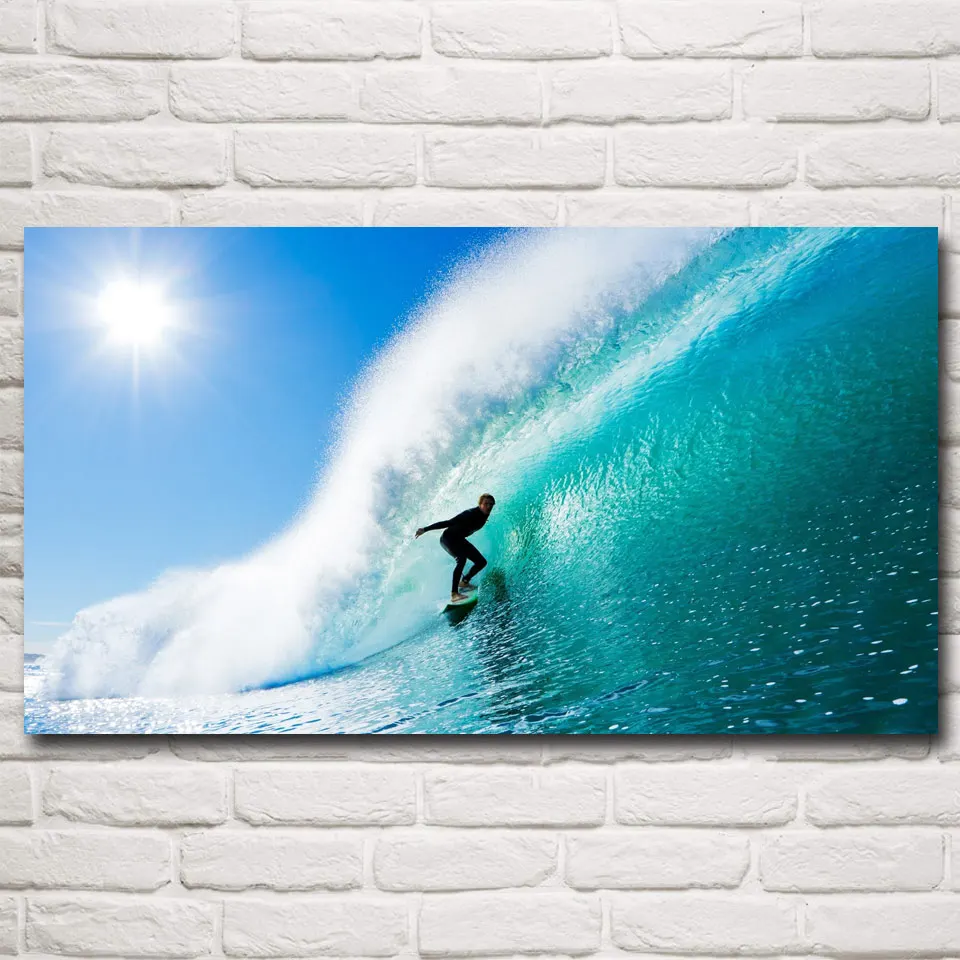 Экстремальные виды спорта Серфинг Виндсерфинг морской Настенный декор живопись