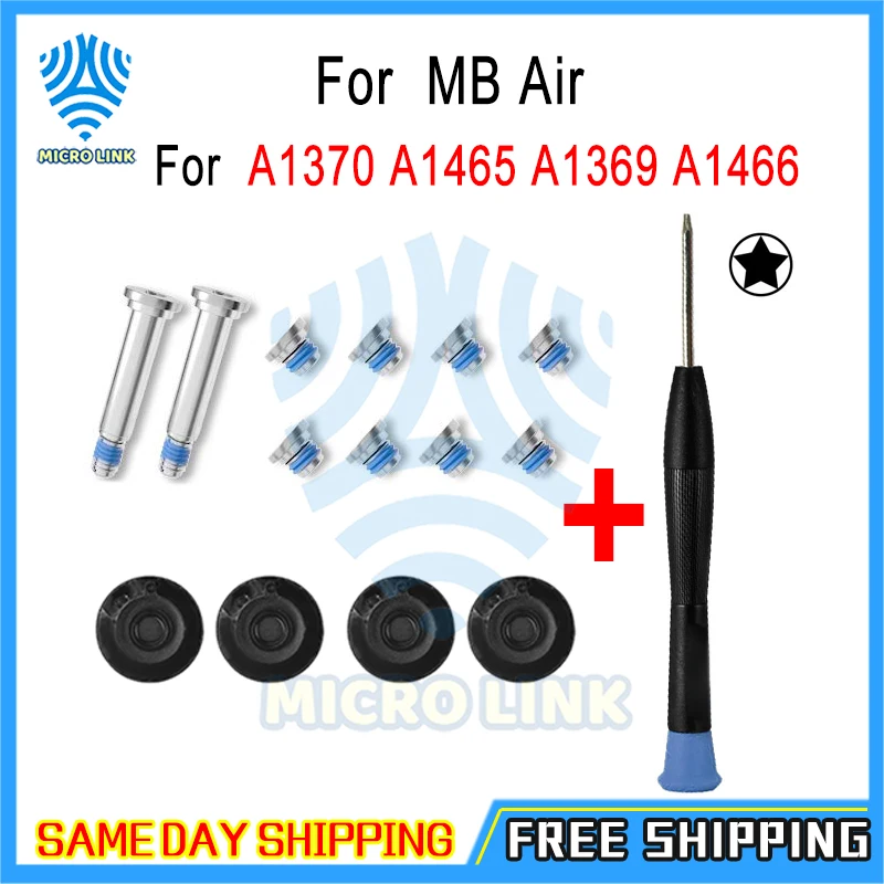 Оригинальные новые винты с нижним корпусом + ножной набор инструменты для Macbook Air