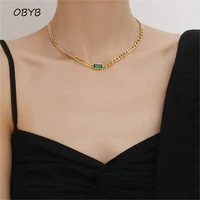punk miami cuban choker necklace collar statement hip hop gold silver color thick chunky chain necklace women jewelry