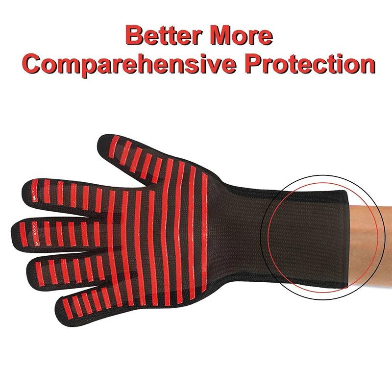 1 шт. горячие руки нескользящие перчатки для приготовления пищи гриль барбекю