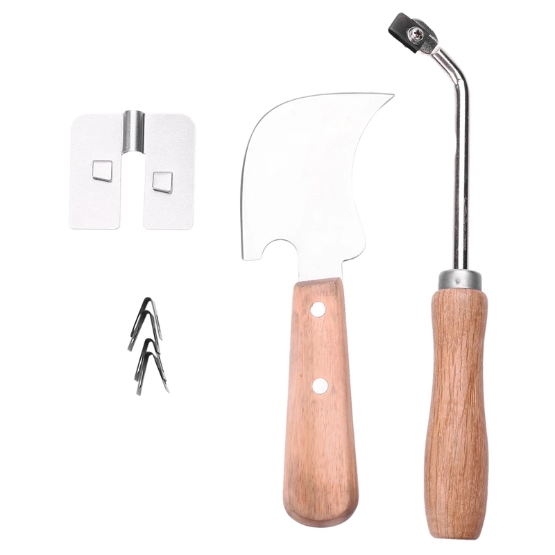 

HOT SALE 7Pcs Stainless Steel Vinyl Floor Welding Kit Accessories Set For Floor Cutting Groove Guide